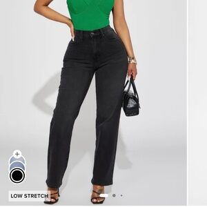 Fashion Nova 90s straight leg jeans